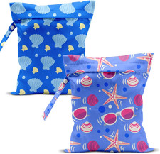 Swimsuit Bag Wet Bags for Travel Reusable Waterproof Dry Bags Diaper Bag Starfis
