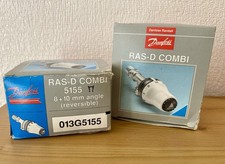 DANFOSS RAS-D Combo 5155 Thermostatic Radiator Valve White x 2 Packs New Boxed