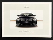 2013 Lincoln MKZ Luxury Sedan Car Auto Showroom Dealership Sales Catalog Book