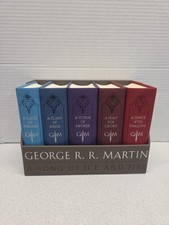 A Game of Thrones A Song of Ice & Fire 5 Book Set George R.R. Martin Hardcover