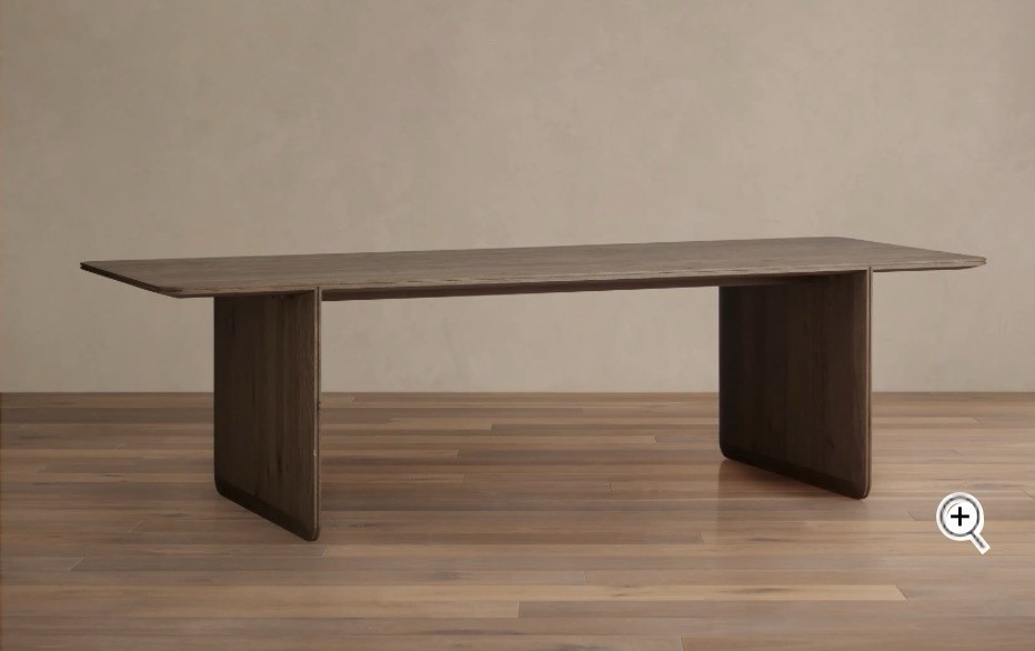 Table Plans Arhaus 84” Dining Table with 4 Year Protection Plan | eBay