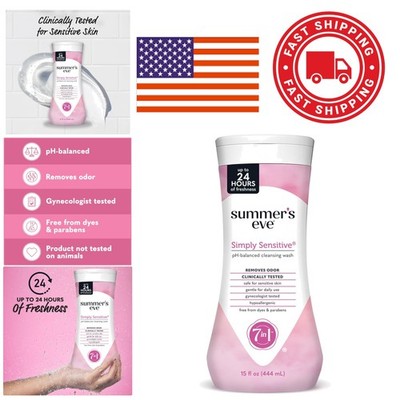Daily Feminine Wash 15 Fl Oz Micellar Water Formula Hypoallergenic and Soothing