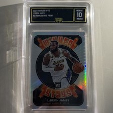 2021-22 Panini Donruss Optic Winner Stays LeBron James #3 Purple Prizm