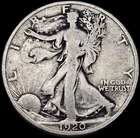 1920-D Liberty Walking 50¢ Half Dollar VG