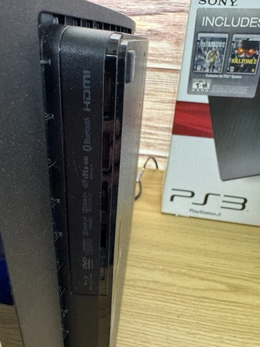 Consola Sony PlayStation 3 Slim 120 GB - Negra PS3 Paquete Probado - Imagen 10 de 24