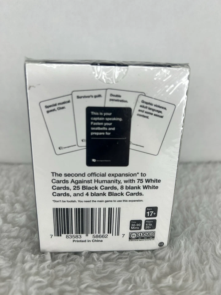 Cards Against Humanity 2ª Segunda Expansión Pack 4 Jugadores Game Night 17+ Años  Foto 2 de 2