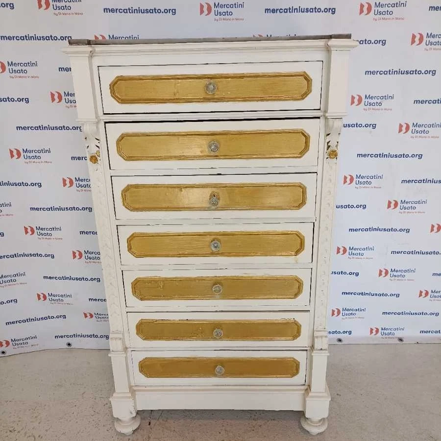 Settimanale Antico in Stile Eclettico Shabby Chic Italia XX Secolo - Immagine 2 di 4