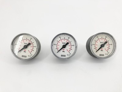 Lot of 3 New Wika 111.12.040 Gauges 10bar 90043-0043 Cl. 2.5 - No Box