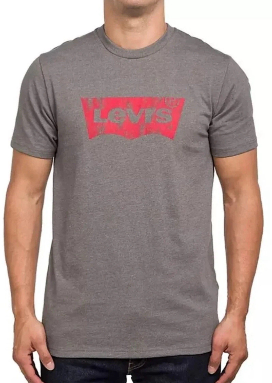 Levi's Men's Short Sleeve Crew Neck Graphic Logo T-Shirt XXL