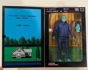 FRIDAY THE 13TH NES JASON VOORHEES 7' GAMESTOP EXC 8-BIT ACTION FIGURE NECA 2013