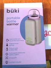 Büki Portable Bottle Warmer for Breastmilk or Baby Formula -With Charger