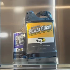 BG Power Clean Power Steering Fluid 64oz And Quick Clean For Power Steering 11oz