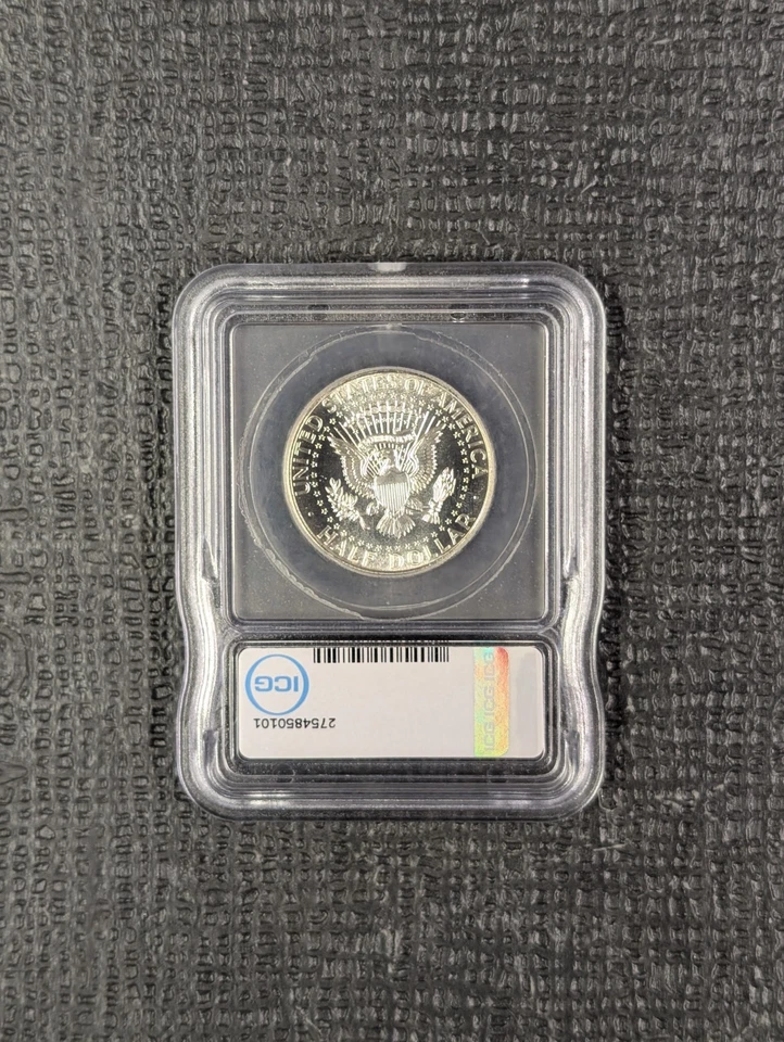 1966 SMS MS 69 Kennedy Half Dollar ICG - New White Label Signed by Austin Hutto - Image 2 of 4
