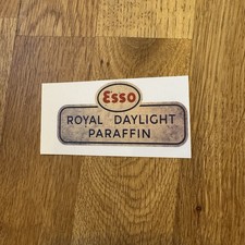 Small Esso Royal Daylight Paraffin Sticker Decal For Valor Paraffin Pouring Can