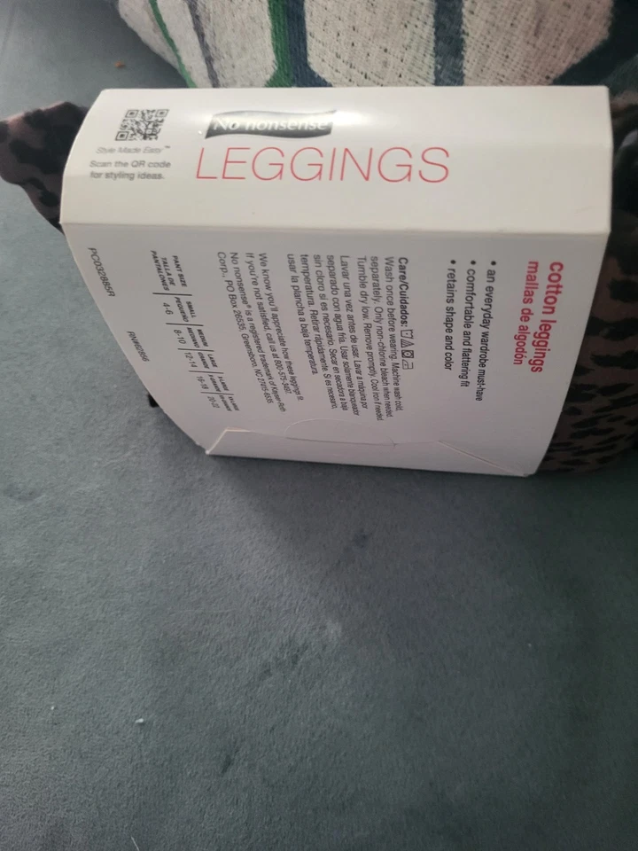 Leggings No Nonsense Para Mujer Algodón Spandex Estampado Animal Elastizados Talla XXL Nuevos Foto 3 de 3