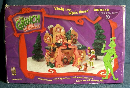 Departamento 56 - Cómo el Grinch robó la casa de Cindy Lou Who’s de Navidad - 59004 Ver Desc - Imagen 8 de 12