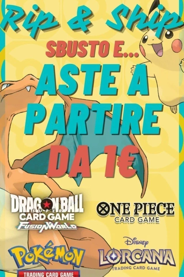 Sudden | Rip & Ship NIGHT - Aste PAZZE a 1€ | Pokémon, Lorcana