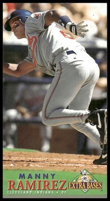 1994 Fleer Extra Bases #66 Manny Ramirez TALL BOY Cleveland Indians