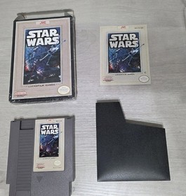 1991 Nintendo NES Star Wars Oval SOQ REV A JVC - Good Condition