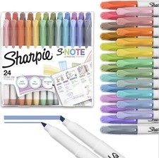 Sharpie S-Note Creative Markers, Pastel Highlighters, Art Marker Set, Assorted C