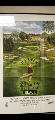 2009 U.S. Open at Bethpage Black Signed By Artist