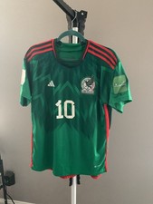 Adidas Mexico 2022 World Cup Home #10 Replica Soccer Jersey