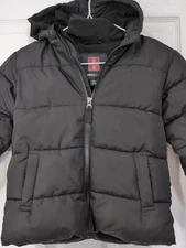 Swiss Tech Kids' Puffer Coat Black Size XS 4-5 