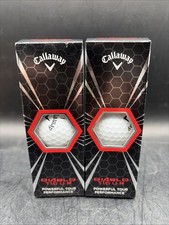 2 Callaway Golf Balls HX Diablo Tour 3 Pack NIB Powerful Tour Performance