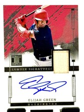 2024 Panini Impeccable #ILS-EG Elijah Green Impeccable Lumber Signatures #/49