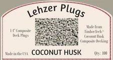 Coconut Husk - 1/4" TimberTech "Coconut Husk" Plugs for Composite Decking