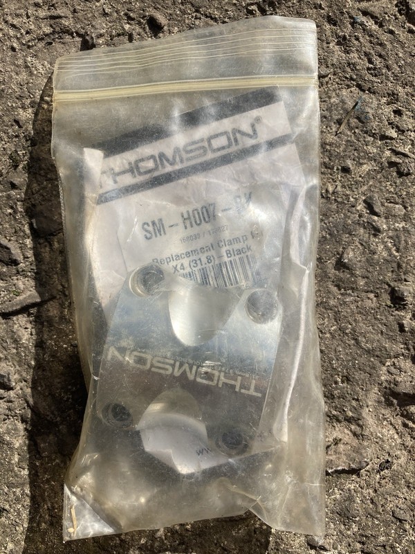 Thomson Elite X4 31.8 Faceplate Silver Spare Parts Bike Stem