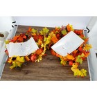 6.23ft Fall Maple Leaf Garland Artificial Berries Sunflower Pumpkin BrAcq