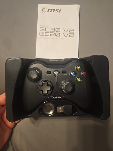 Bezprzewodowy kontroler do gier MSI Force GC30V2 do komputera PC lub Androida.  - Zdjęcie 3 z 5