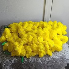 Lemon Yellow Marigold Garland