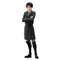 Good Smile Levi Ackerman Mit MilitäRmantel | Attack On Titan Sammelfigur | 17 Cm