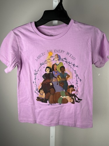 Disney T Shirt XS 4/5 Girl Graphic Short Sleeve Asha Friends Magic In Every Wish - Bild 2 von 4