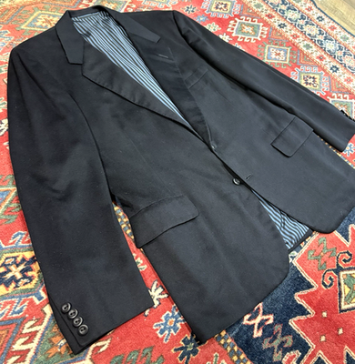 ジャケット・アウター OXXFORD Clothes Emperor cashmere coat OXXFORD CLOTHES mens sz 46R 100% cashmere blazer jacket navy blue