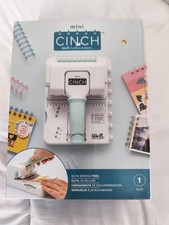 We R Makers Mini Cinch Book Binding Machine. Plus 1 Pk Of Gold Wires  Brand New