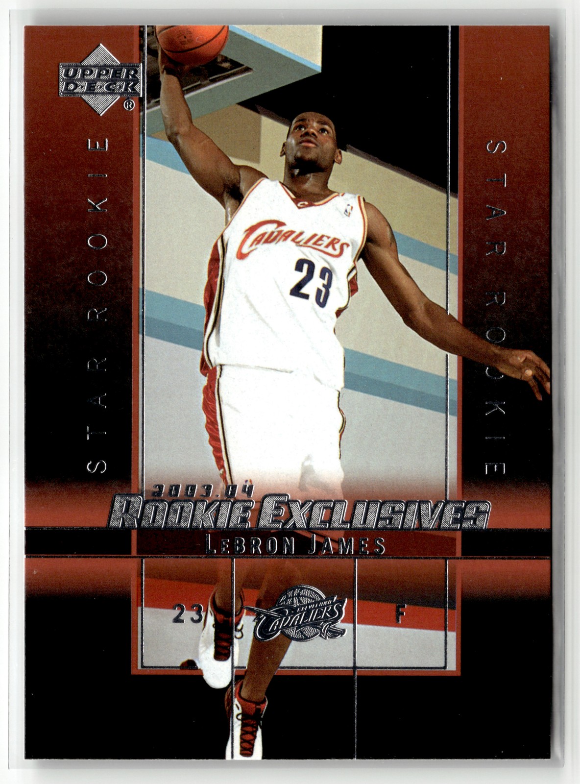 LeBron James Rookie 2003-04 Upper Deck Rookie Exclusives #1