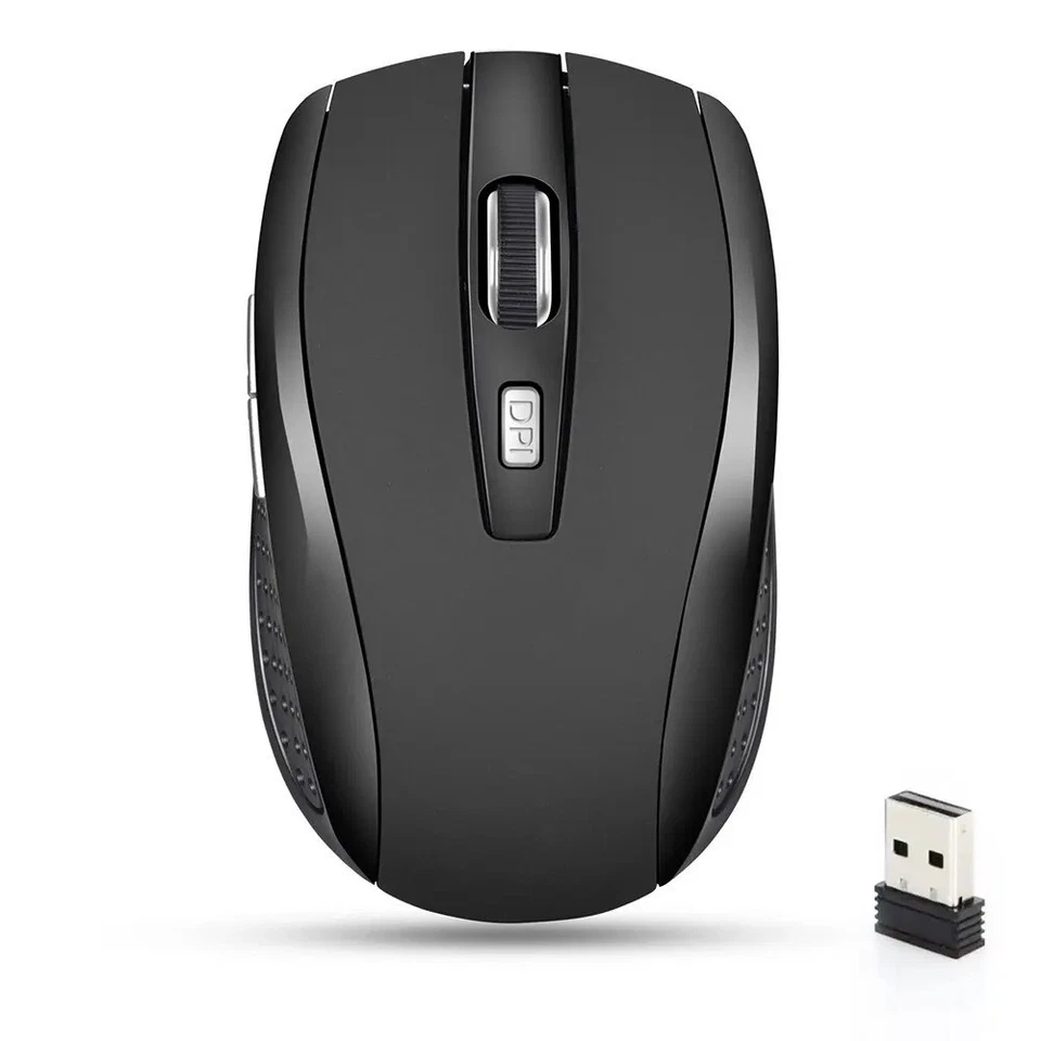 Silent Wireless Mouse 2.4G Optical for Laptop PC Mac – Adjustable DPI uk - Image 2 of 4