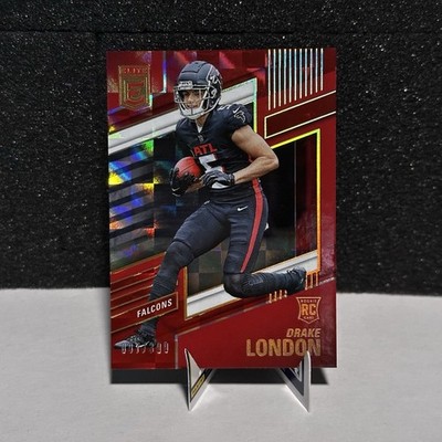 Panini Donruss Elite Drake London Rookie #120 Red /399 Atlanta Falcons