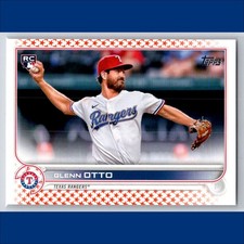 Glenn Otto Orange Star Rookie Card RC /99 Print Run Complete Set 2022 Topps #437. rookie card picture
