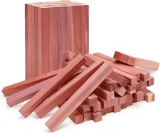 Cedar Blocks for Clothes Storage, 50Pcs Cedar Sticks, Aromatic Red Cedar
