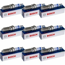 9x BOSCH Zündkerze Super 4 für Ford Fiesta VI DNW 1.6 16V Mazda 2 DY 1.4