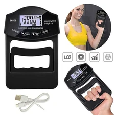 Grip Strength Tester, 396Lbs/180Kg Digital Hand Dynamometer Grip Strength