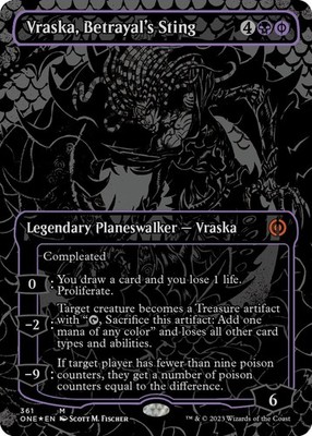 Vraska, Betrayal's Sting (Oil Slick Raised Foil) [ONE - 361]