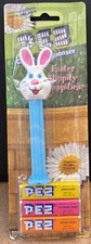 PEZ Happy Easter Bunny    Candy Dispenser Blue Stem 2008 NEW - Baskets 