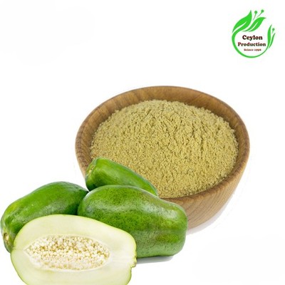 Organic Green Papaya Fruit Powder Natural Carica Papaya Fine Ground Powder