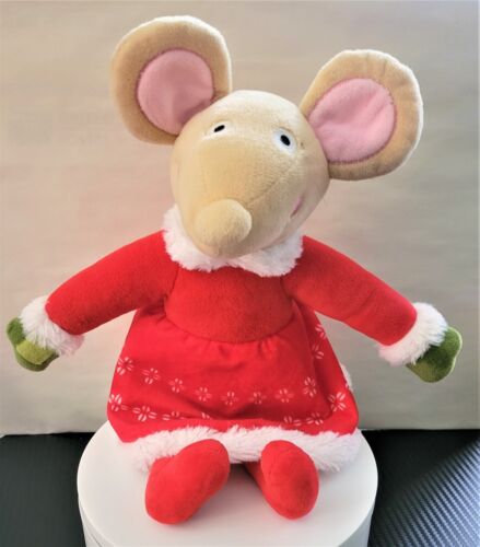 World Market Plush MAMA Mouse Christmas Dress 14" Plush - Imagen 1 de 5