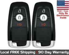 2x New Replacement Proximity Key Fob SHELL / CASE for Select Ford Vehicles